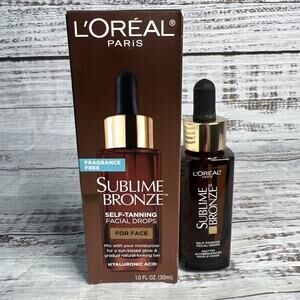 L'Oreal Sublime Bronze Self-Tanning Facial Drops Fragrance Free - 1.0 FL OZ